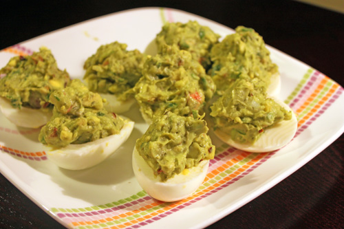 Guacamole-Style Deviled Eggs