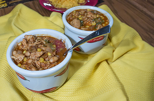 White Bean Chicken Chili with Jalapeno Peppers