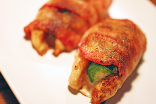 Bacon Wrapped Chicken and Jalapeno Peppers Recipe