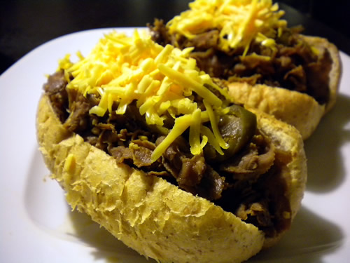 Spicy Beef Sandwiches with Jalapenos