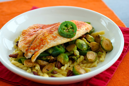 Mike's Chunky Chipotle Tilapia with Jalapeno Peppers