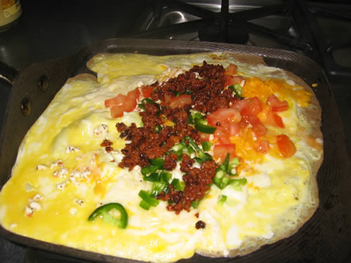 Jalapeno Avocado Omelets Recipe