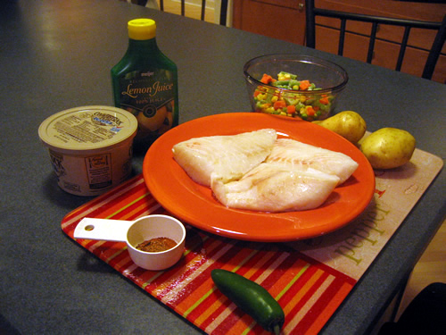Orange Roughy with Jalapeno Lime Sauce